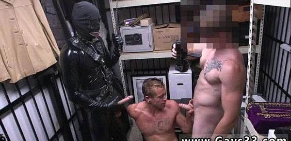  Gay blowjob small first time Dungeon master with a gimp